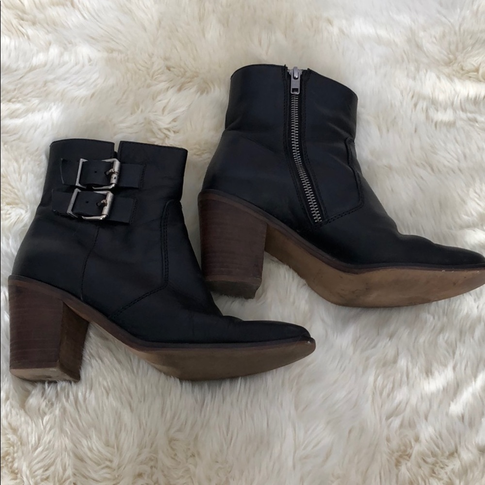 J. Crew Leather Booties